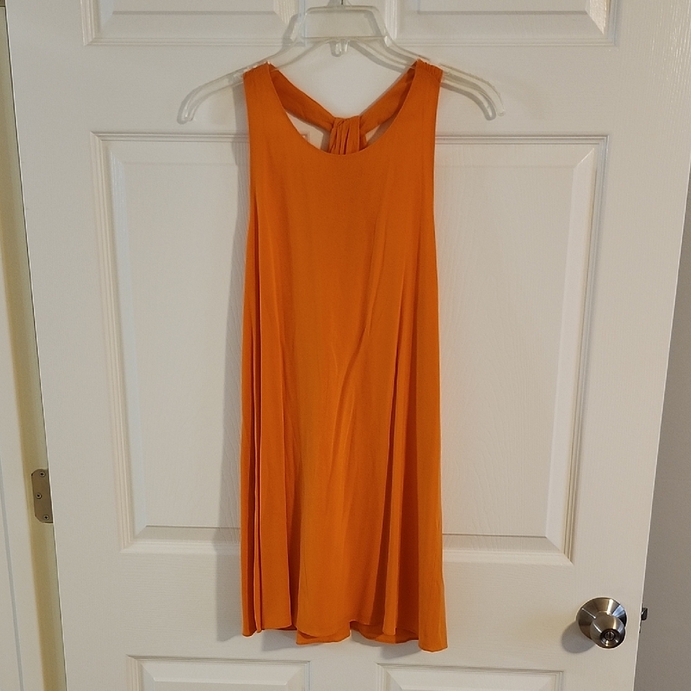 Alice + Olivia Bright Orange Dress